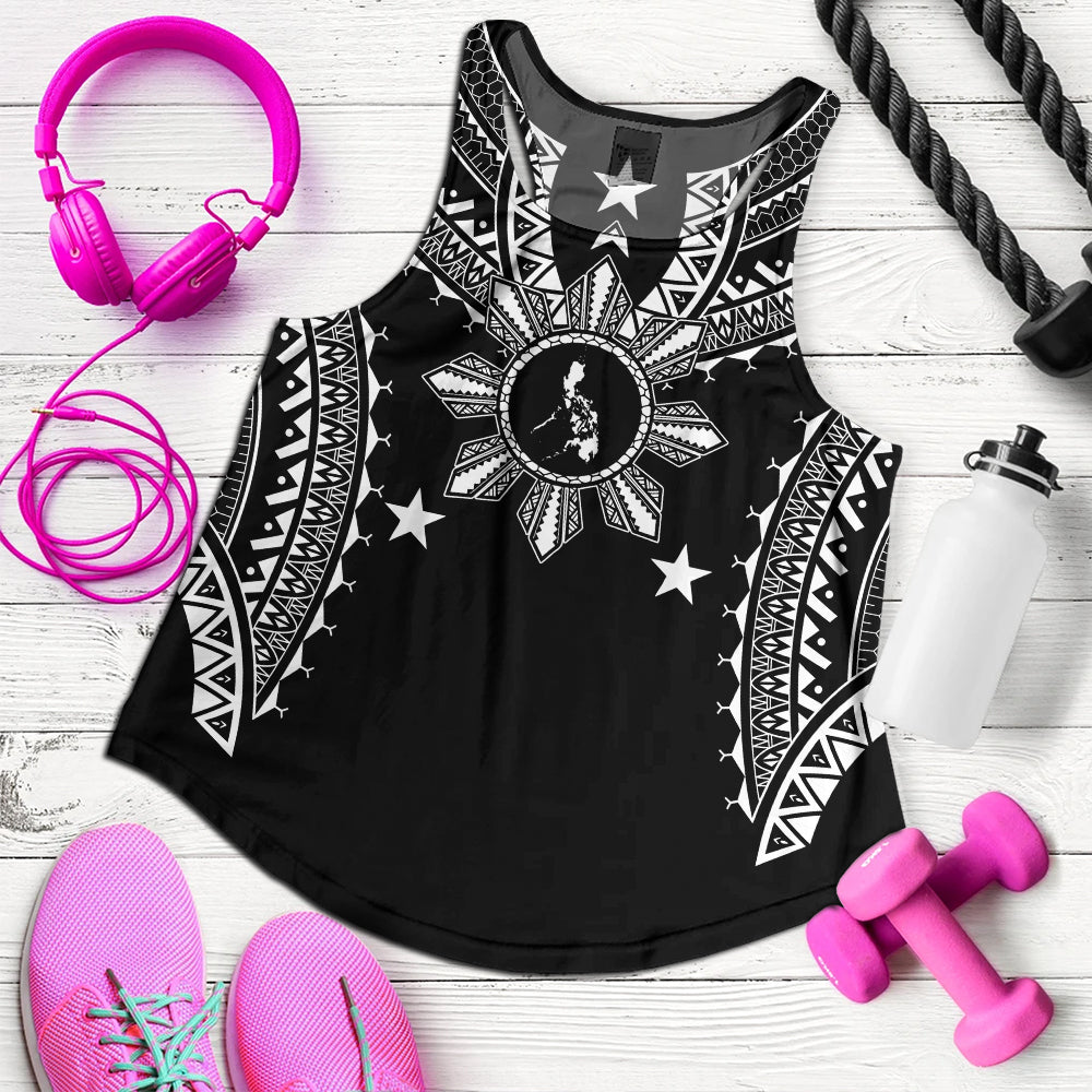 Philippines Filipinos Women Tank Tattoo Batok Tribal Motifs Designs