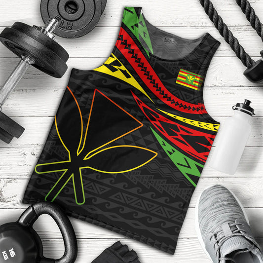 Hawaii Tank Top Polynesian Tribal Tattoo Ethnic Design