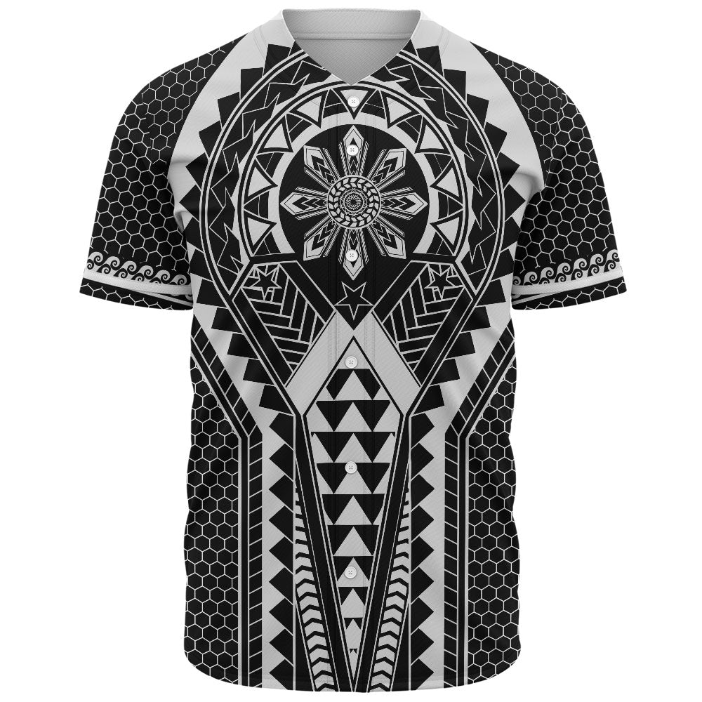 Philippines Filipinos Baseball Shirt Batok Filipino Tattoo Style