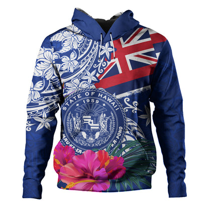 Hawaii Hoodie Flag Tribal Tropical Style