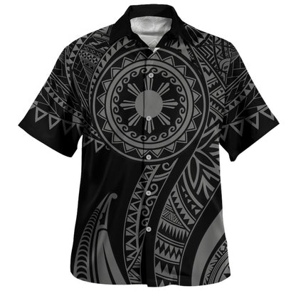 Philippines Filipinos Hawaiian Shirt Tribal Tattoo Island