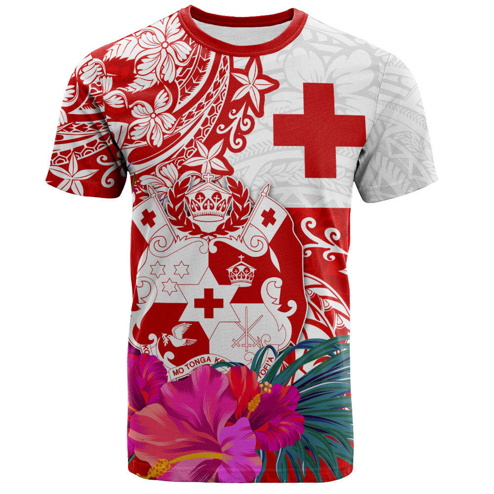 Tonga T-Shirt Flag Tribal Tropical Style