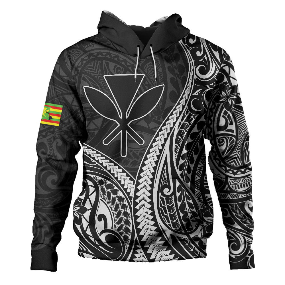 Hawaii Hoodie Polynesian Tribal Tattoo Island Spirit Style
