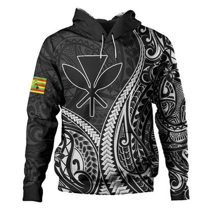 Hawaii Hoodie Polynesian Tribal Tattoo Island Spirit Style