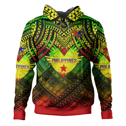 Philippines Hoodie - Custom Hope Begins In Your Home Reggae Style