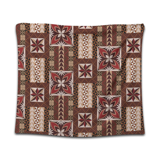 Samoa Tapestry Siapo Pattern Print