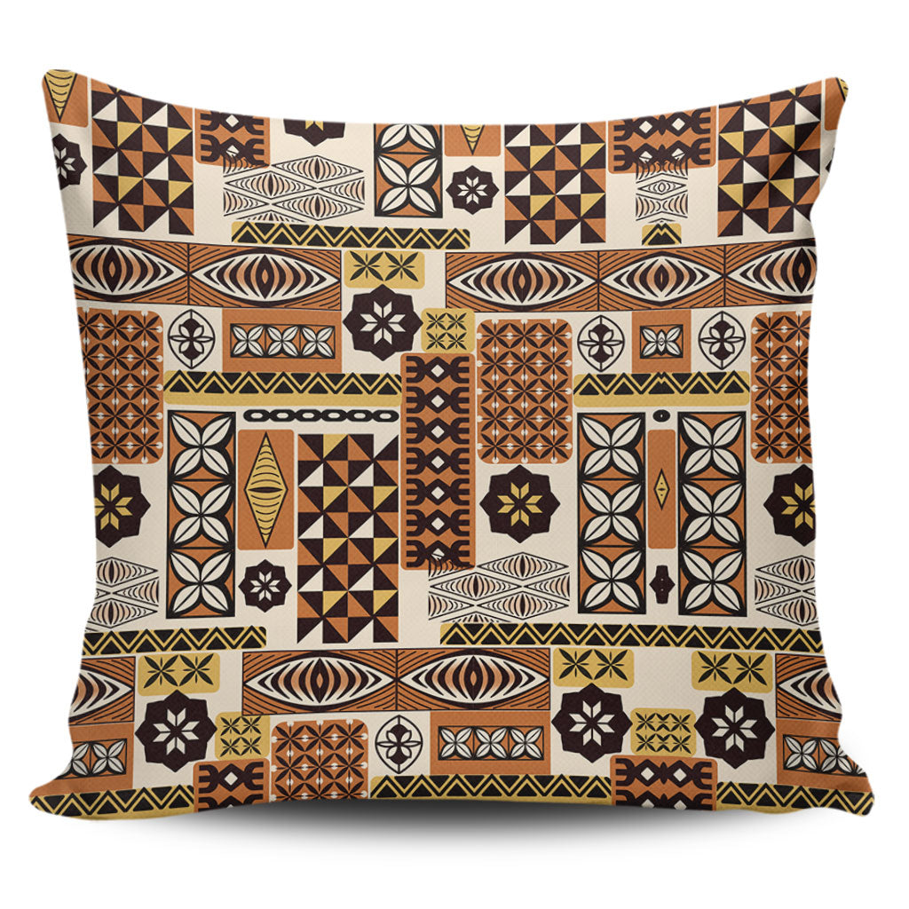 Tonga Pillow Cases Ngatu Tapa Pattern