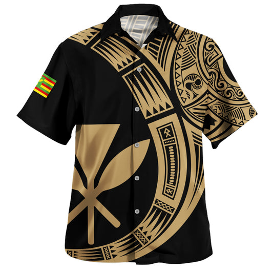 Hawaii Hawaiian Shirt Polynesia Tribal Spirits Of Kanaka Seal