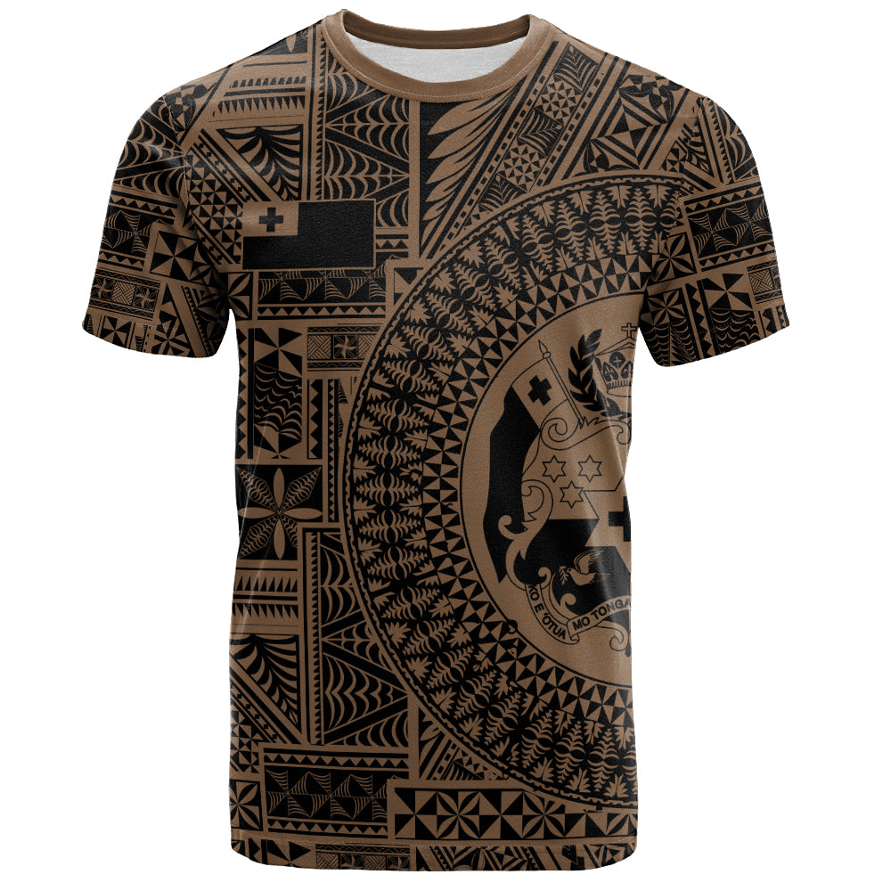 Tonga T-Shirt Royal Seal Tribal Pattern