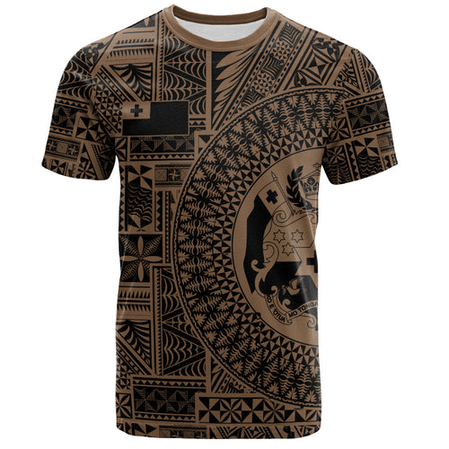Tonga T-Shirt Royal Seal Tribal Pattern