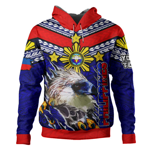 Philippines Tribal Hoodie - Custom Fraternal Order of Eagles Scratch Style