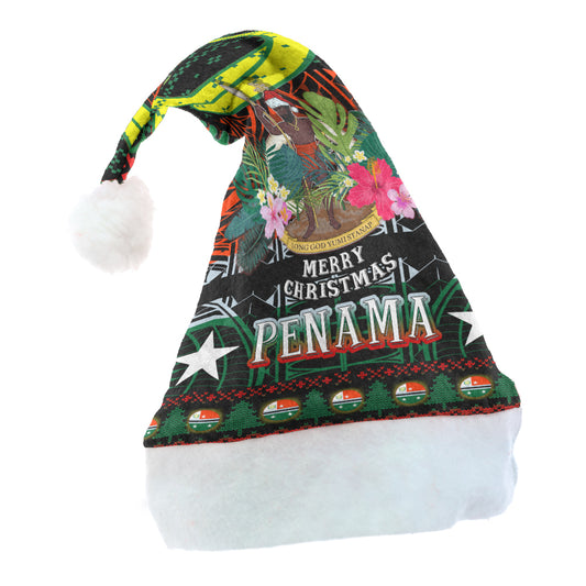 Penama Polynesian Christmas Hat - Penama Vanuatu Coat of Arms Christmas Hat Polynesian Patterns Christmas Hat