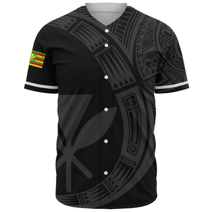 Hawaii Baseball Shirt Polynesia Tribal Spirits Of Kanaka Seal