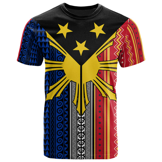 Philippines Igorot Tribal Inspiration T-Shirt - Philippines Sun Star
