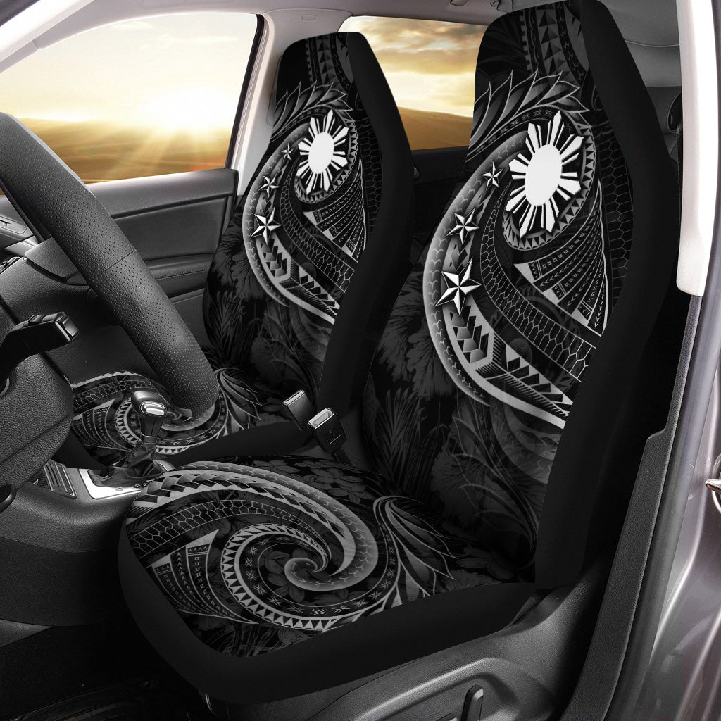 Philippines Filipinos Car Seat Covers Philippines Sun Tribal Patterns Tropical Flowers Curve Style