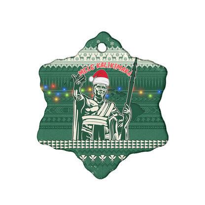 Hawaii Ceramic Ornament Christmas Hawaii King Christmas Hat
