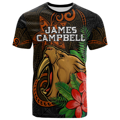 Hawaii Custom Personalised T-shirt - James Campbell High School Polynesian Tribal Pattern