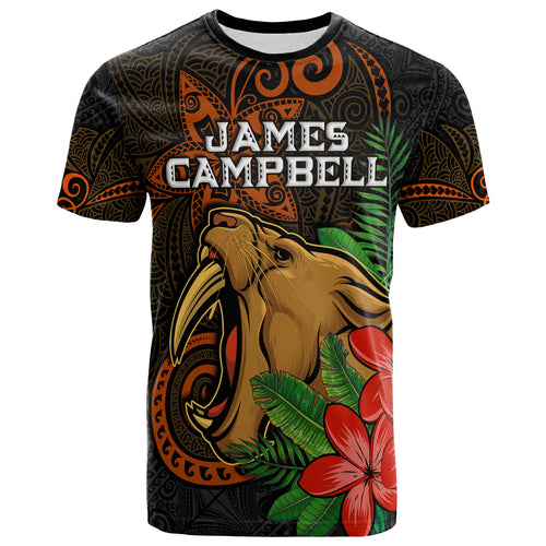 Hawaii Custom Personalised T-shirt - James Campbell High School Polynesian Tribal Pattern