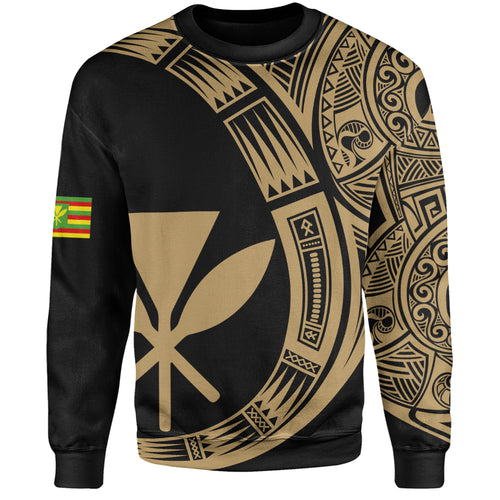 Hawaii Sweatshirt Polynesia Tribal Spirits Of Kanaka Seal