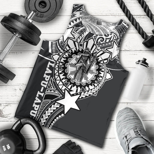 Philippines Custom Men Tank Top - Lapu-Lapu The King Of Cebu Black Style