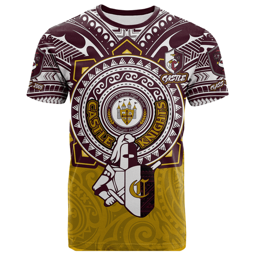 Hawaii T-Shirt Custom James B. Castle High School Super Castle Knights Tribal Style