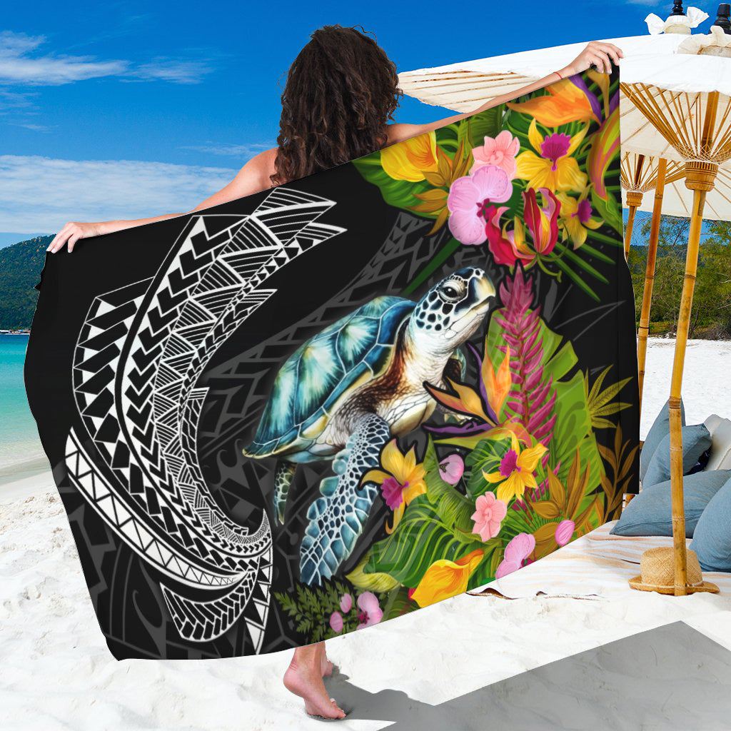 Hawaii Sarong Turtle Ocean Spiral Polynesian Patterns