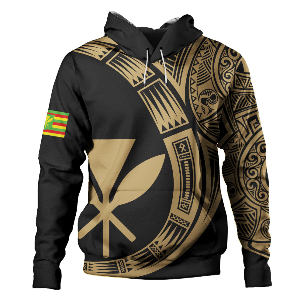 Hawaii Hoodie Polynesia Tribal Spirits Of Kanaka Seal