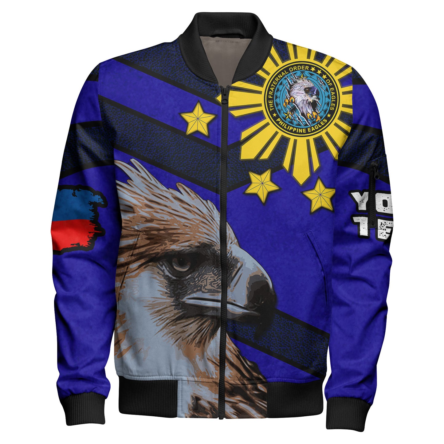 Philippines Custom Bomber Jacket - The Fraternal Order of Eagles Bomber Jacket