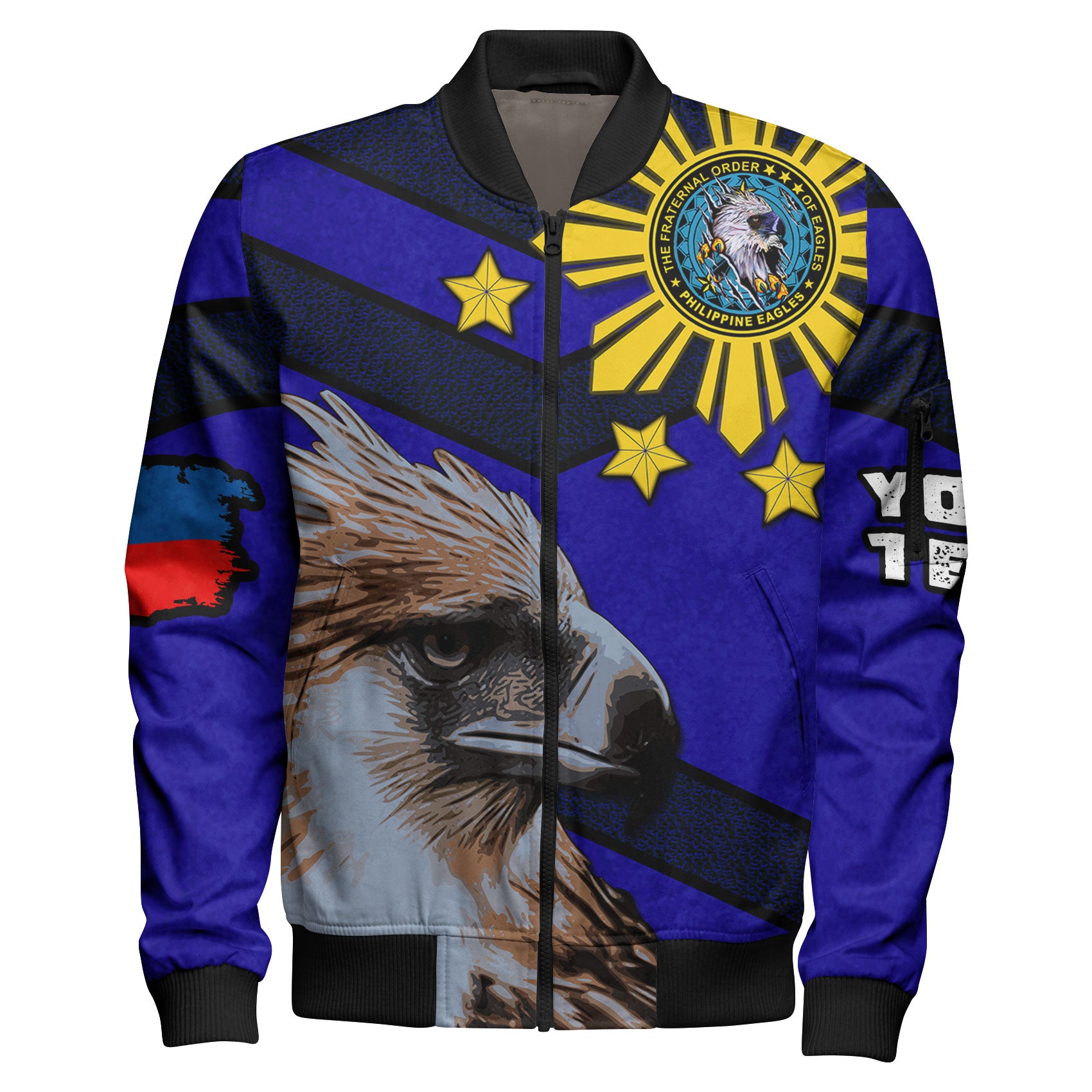 Philippines Custom Bomber Jacket - The Fraternal Order of Eagles Bomber Jacket