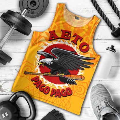 American Samoa Polynesian Men Tank Top - Aeto Pago Pago
