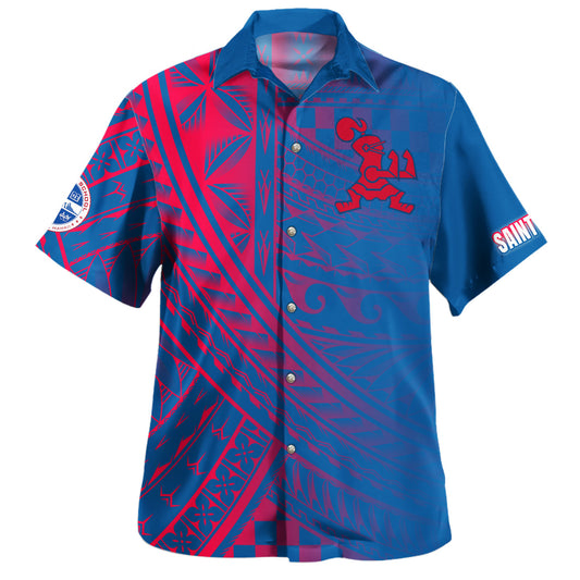 Hawaii Saint Louis School Hawaiian Shirt -Logo School Hawaii Patterns