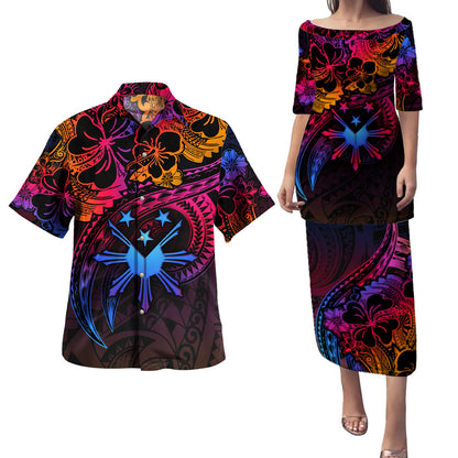 Philippines Filipinos Combo Puletasi And Shirt Rainbow Style