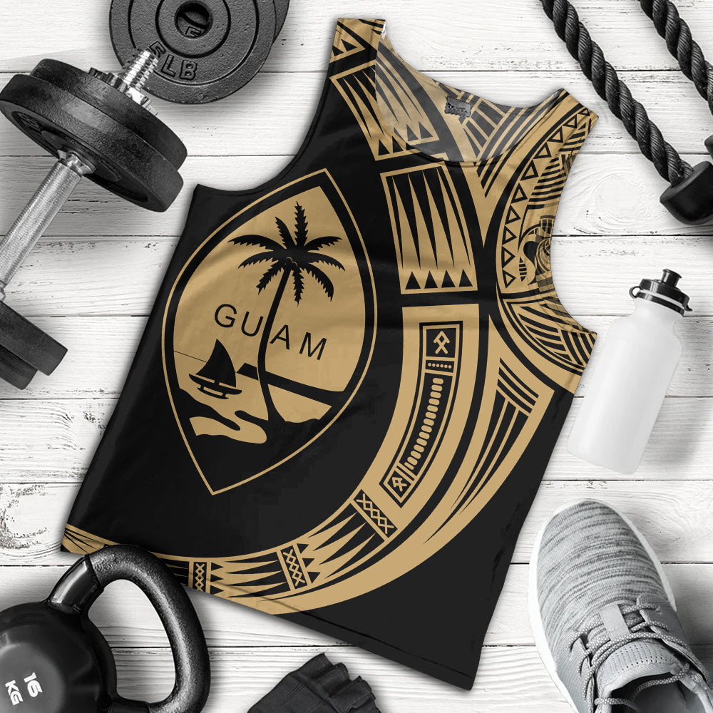 Guam Tank Top Polynesia Tribal Spirits Of Guam Seal