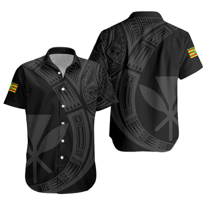 Hawaii Short Sleeve Shirt Polynesia Tribal Spirits Of Kanaka Seal