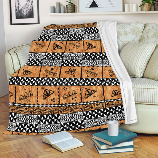 Tonga Premium Blanket Tapa Pattern