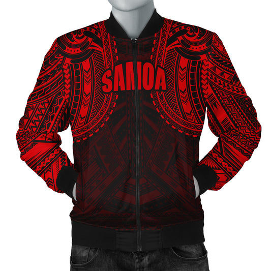 Samoa Spirit Bomber Jacket (Red)