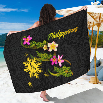 Philippines Filipinos Sarong Philippines Sun And Map Plumeria Tribal