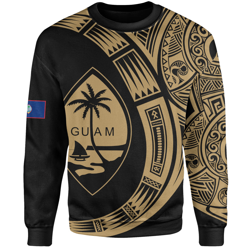 Guam Sweatshirt Polynesia Tribal Spirits Of Guam Seal