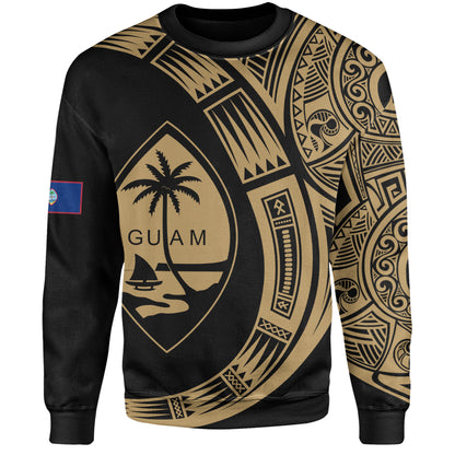 Guam Sweatshirt Polynesia Tribal Spirits Of Guam Seal