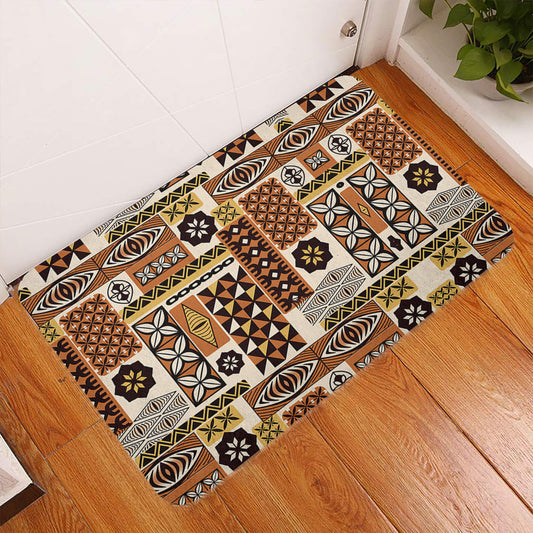 Tonga Doormat Ngatu Tapa Pattern