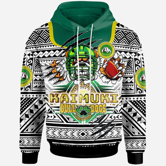 Hawaii Kaimuki High School Custom Polynesian Hoodie - Kaimuki High School (Honolulu, HI) Varsity Football Tribal Patterns