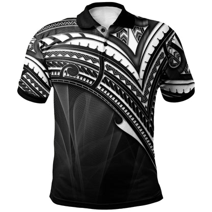 Pohnpei State Polo Shirt - Color Cross Style (White Ver )