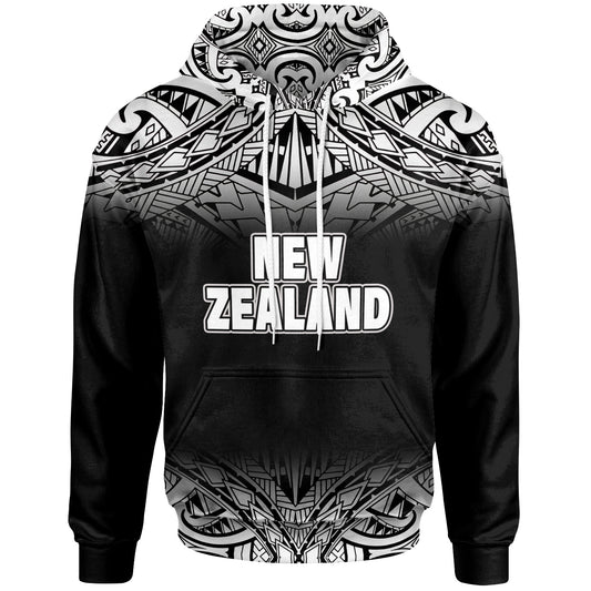 New Zealand Hoodie Fog Black Style