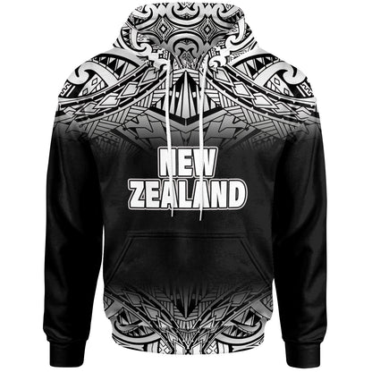 New Zealand Hoodie Fog Black Style