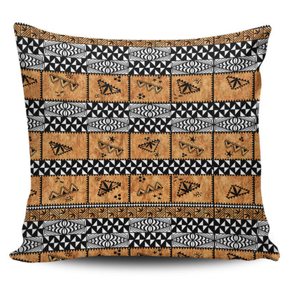 Tonga Pillow Cases Tapa Pattern