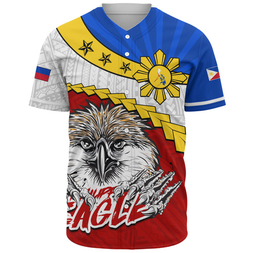 Hawaii Baseball Shirt Tribal Tattoo Flag Eagle Animal