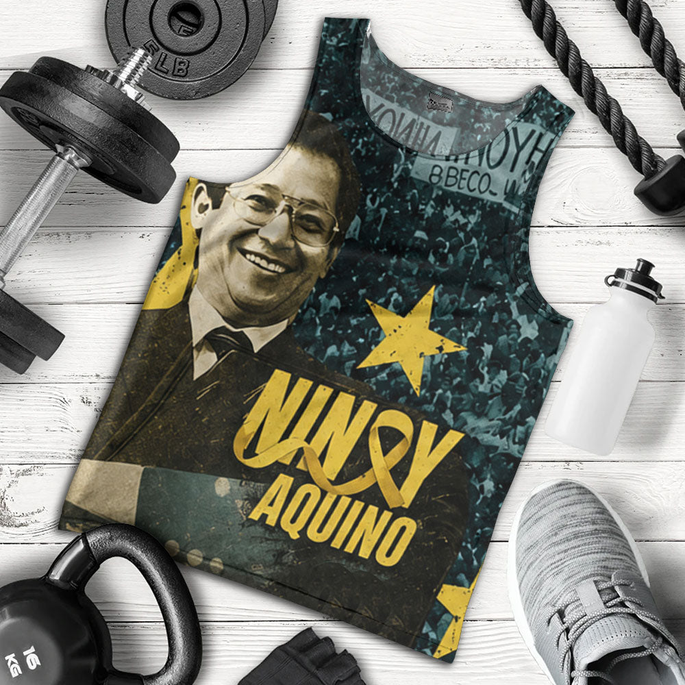 Philippines Filipinos Tank Top Ninoy Aquino Philippine History Tribute Style