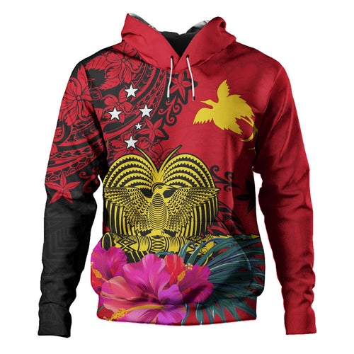 Papua New Guinea Hoodie Flag Tribal Tropical Style