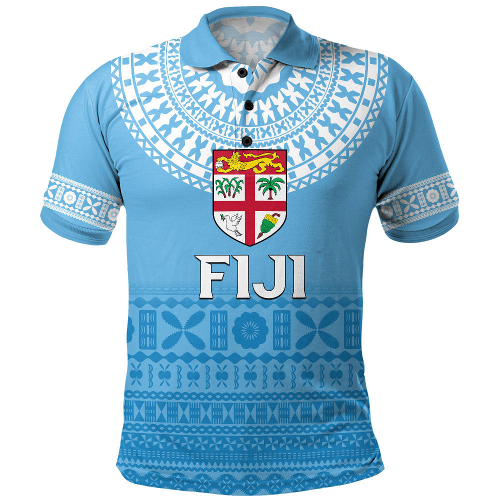 Fiji Polo Shirt Bula Pattern Classic Style