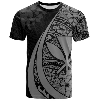 Hawaii T-Shirt National Plumeria Flower Symbols Style